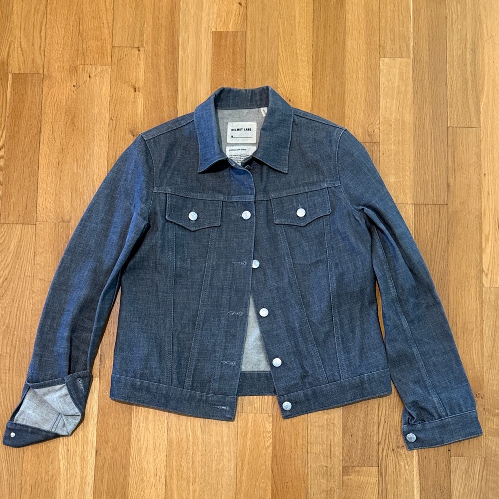 Helmut Lang Vintage 1999 Classic Grey Denim Jacket - Picture 3 of 7